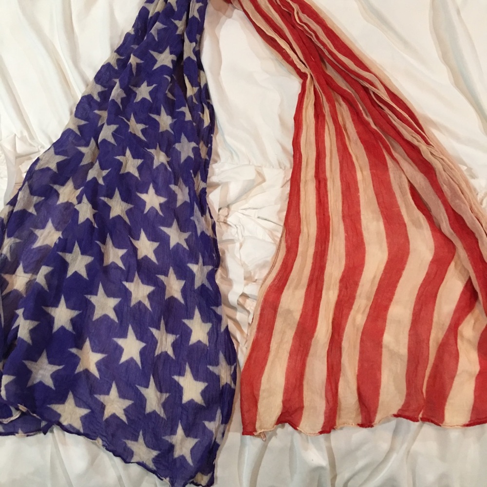 American flag scarf
